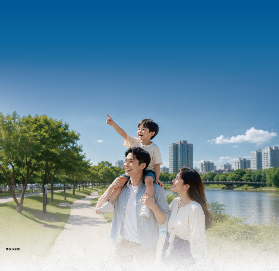 佳鋐雄湛｜6000坪綠海首席，最寶貴的綠,面公園最湛-正對公園,下樓散步收藏城市中最難得的留白